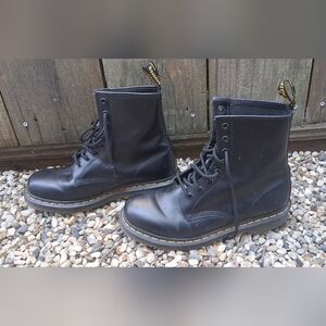 Dr. Martens Black Leather Boots